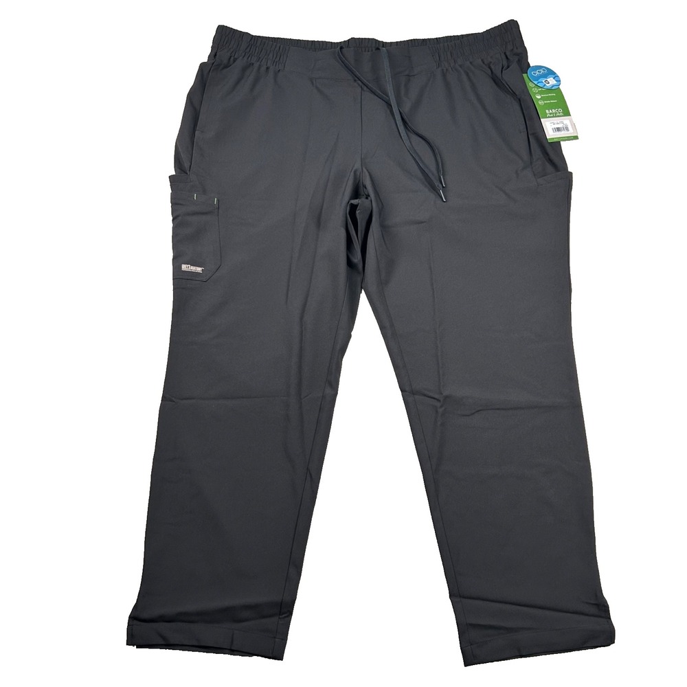 Barco Scrubs Bottom Womens‎ 4xl Grey's Anatomy 6 Pocket Evolve Stretch Black
